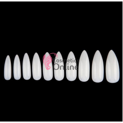 Tipsuri ovale 600 bucati Crem fara bordura TPS76 - Migdala 82980